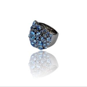 Je T’aime Blue Diamond Ring